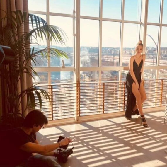 backstage Giuseppe-Laganella-videomaker